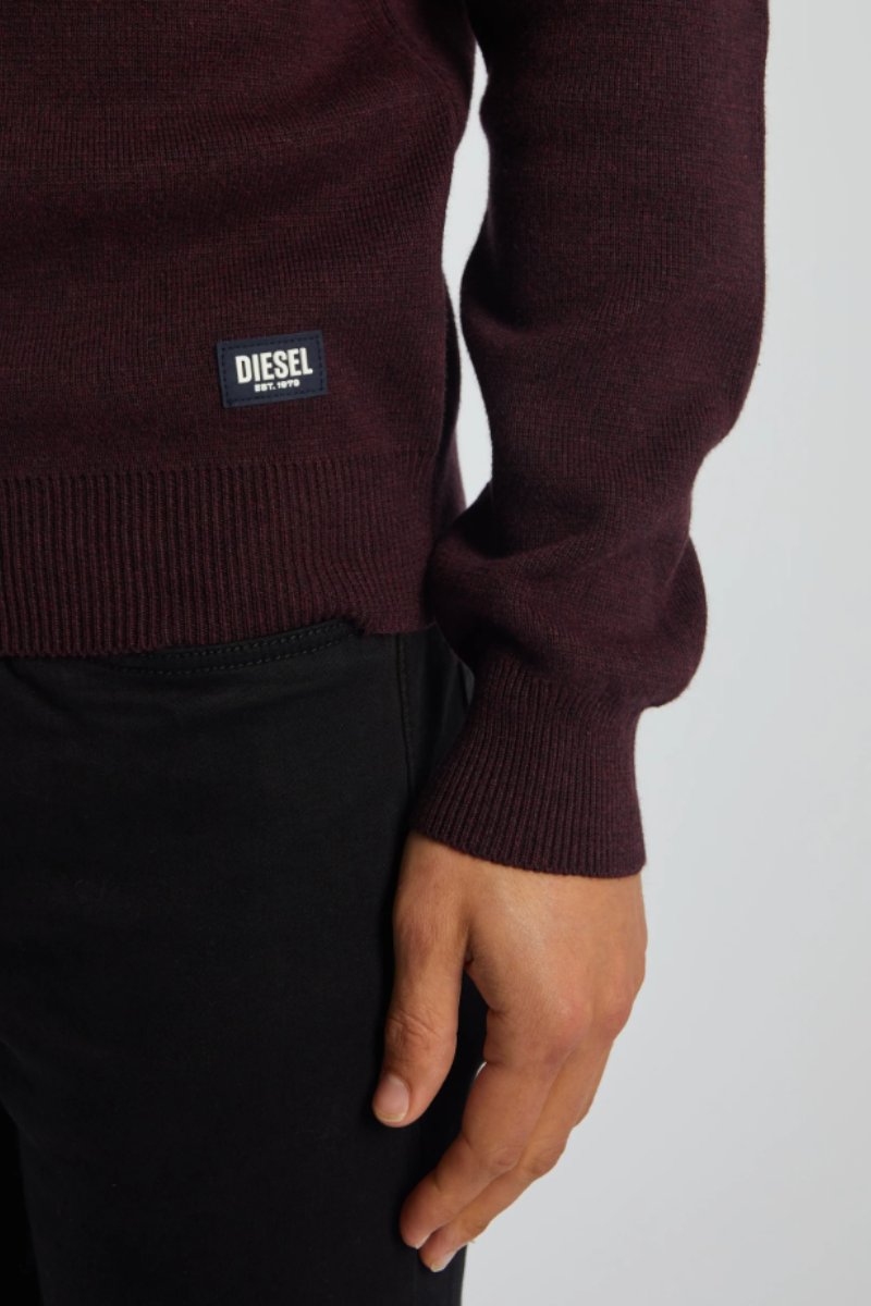 Diesel Colter Half Zip Wine Port