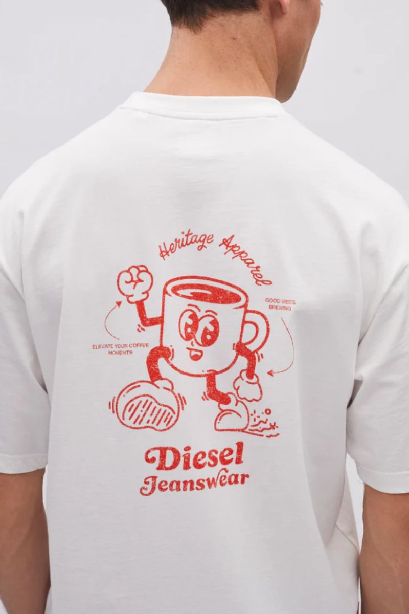 Diesel Connor T-Shirt Warm White