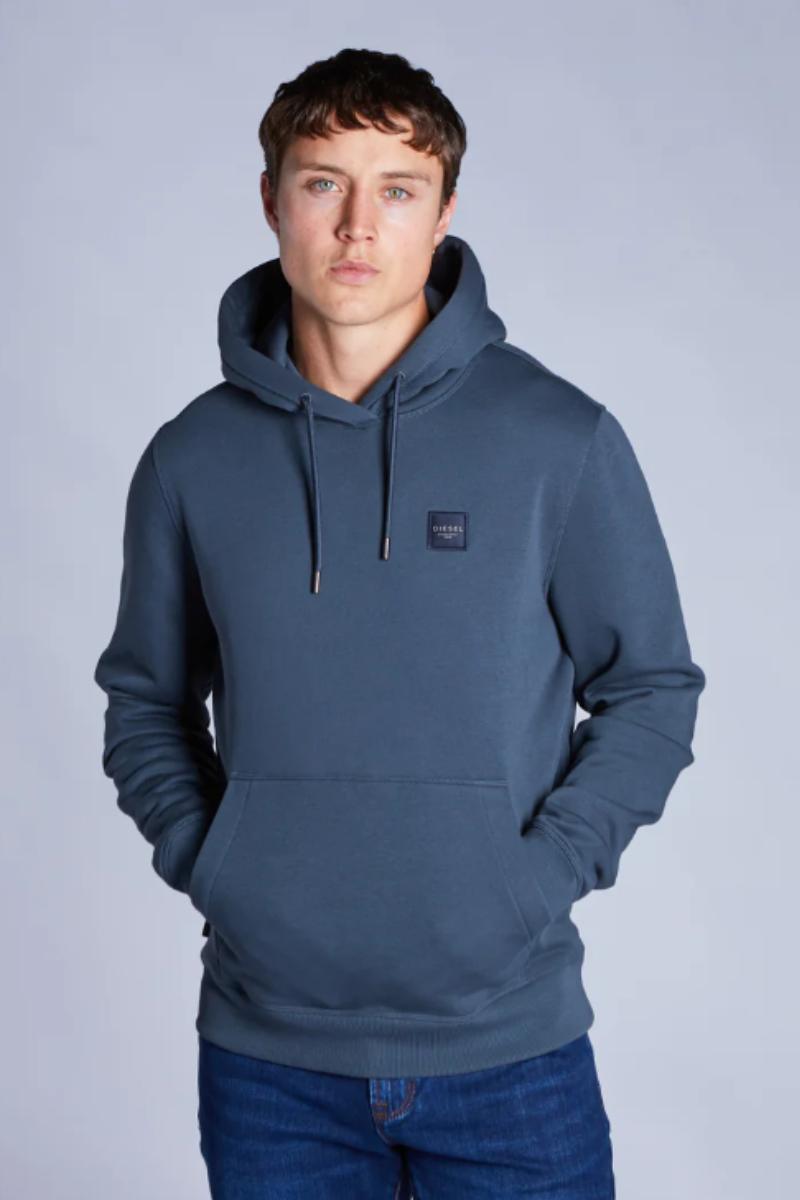 Diesel Dakota Hoodie Petrol Blue