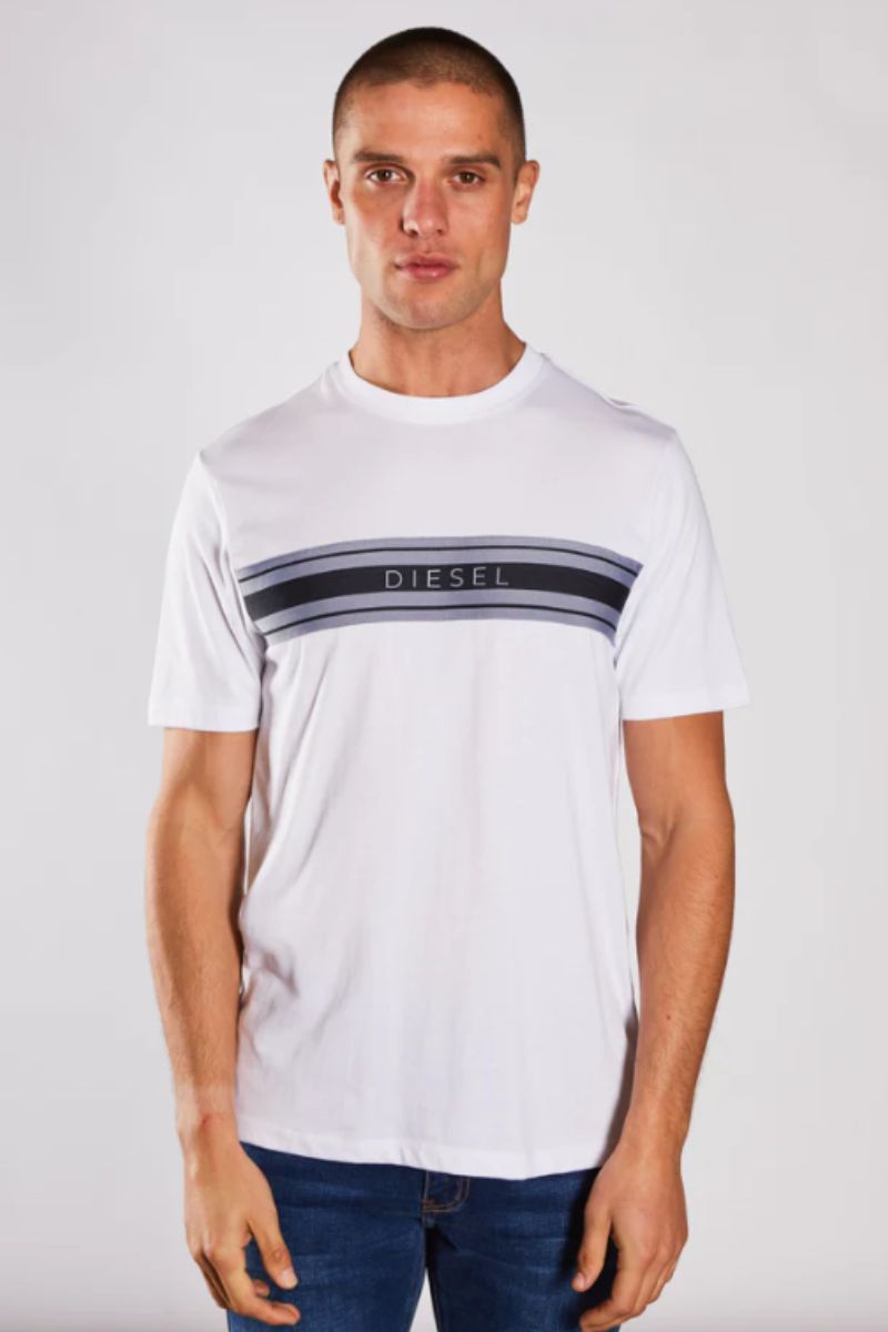 Diesel Duarte T-Shirt Liberty White