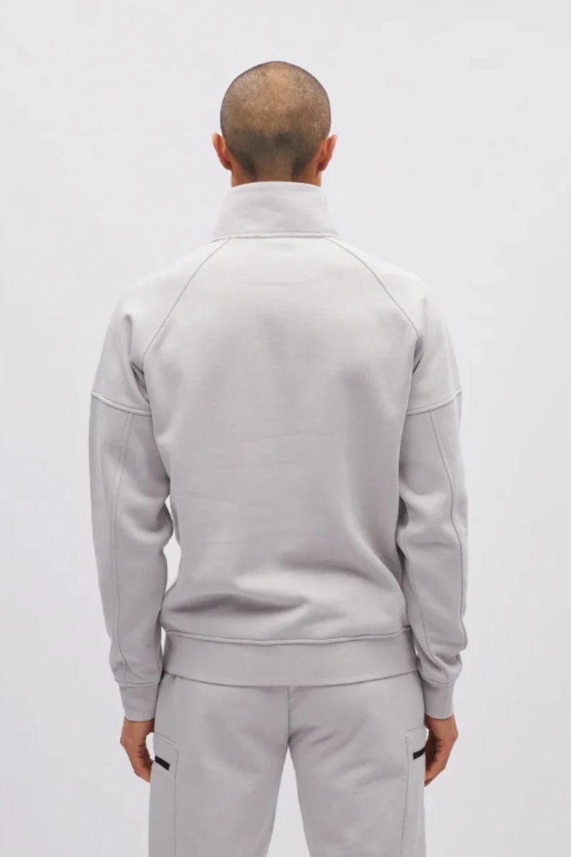 Diesel Hatcher Half Zip Sweatshirt Shale Grey