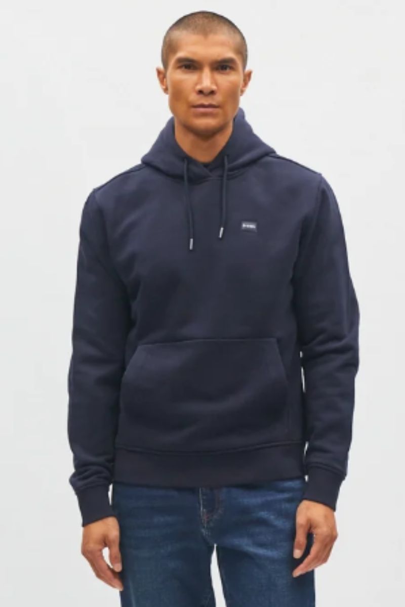 Diesel Julian Regular Fit Organic Cotton Hoodie Metro Navy