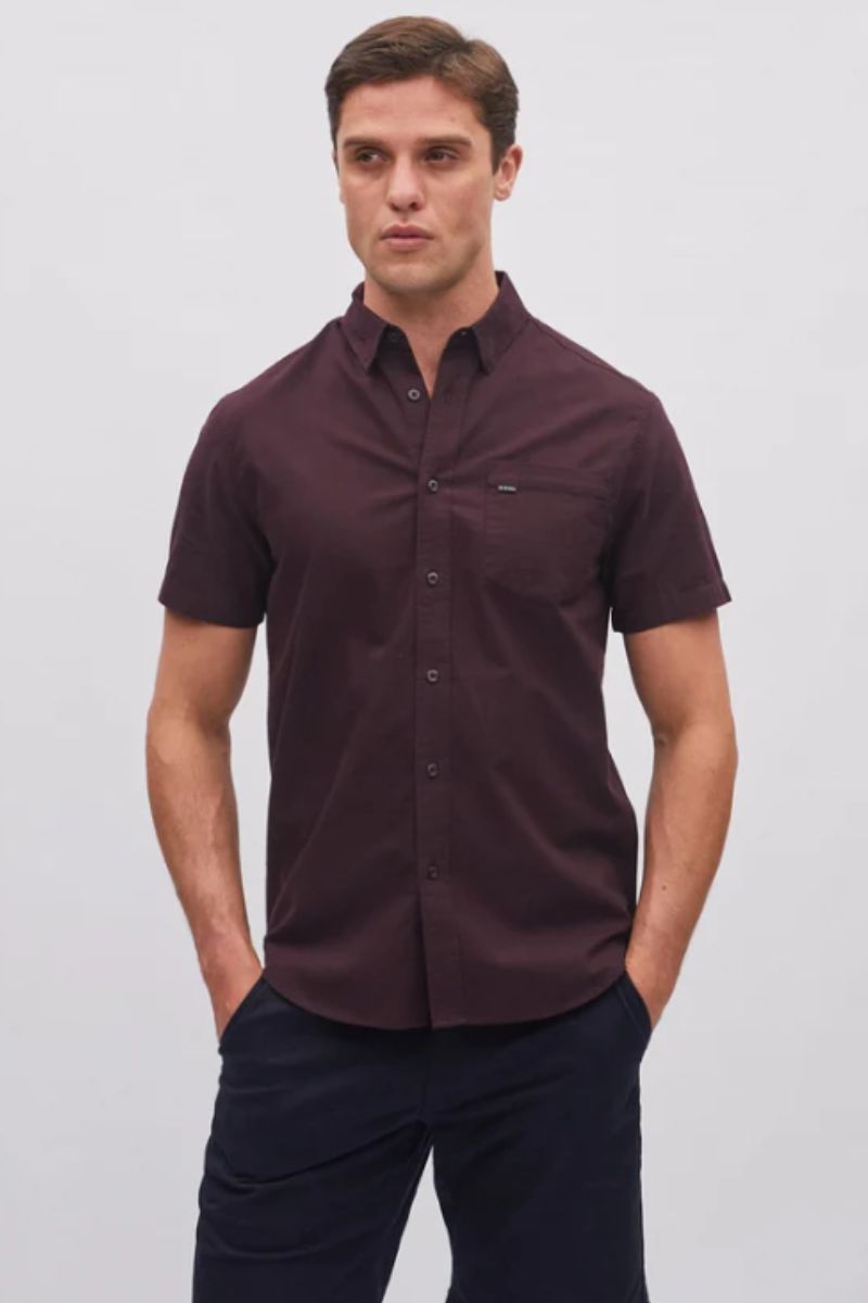 Diesel Sullivan Shirt Dark Prune