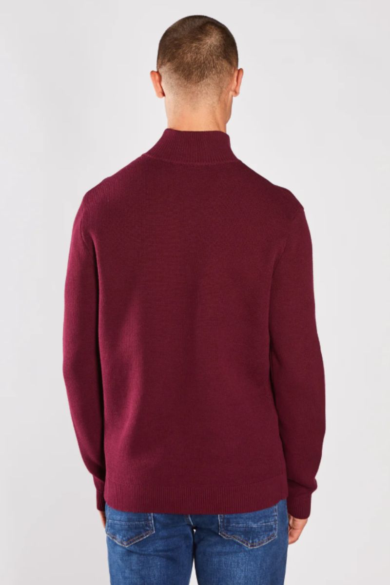 Diesel Twain Half Zip Fig Marl