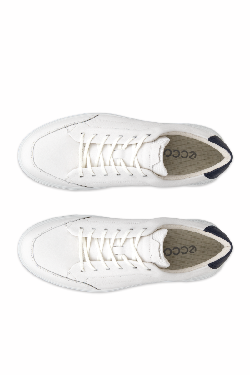 Ecco 551604 Move Leather Trainers White