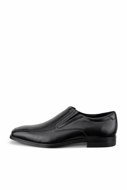 Ecco 621944 Melbourne Leather Slip On Shoes Black