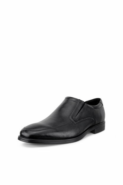 Ecco 621944 Melbourne Leather Slip On Shoes Black