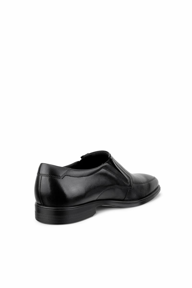 Ecco 621944 Melbourne Leather Slip On Shoes Black