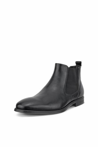 Ecco 621954 Melbourne Leather Chelsea Boots Black
