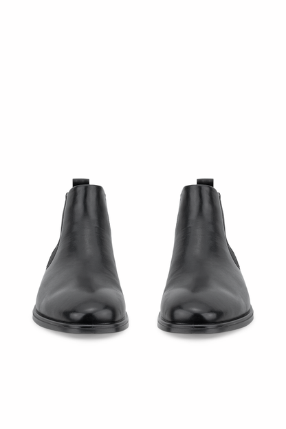 Ecco 621954 Melbourne Leather Chelsea Boots Black