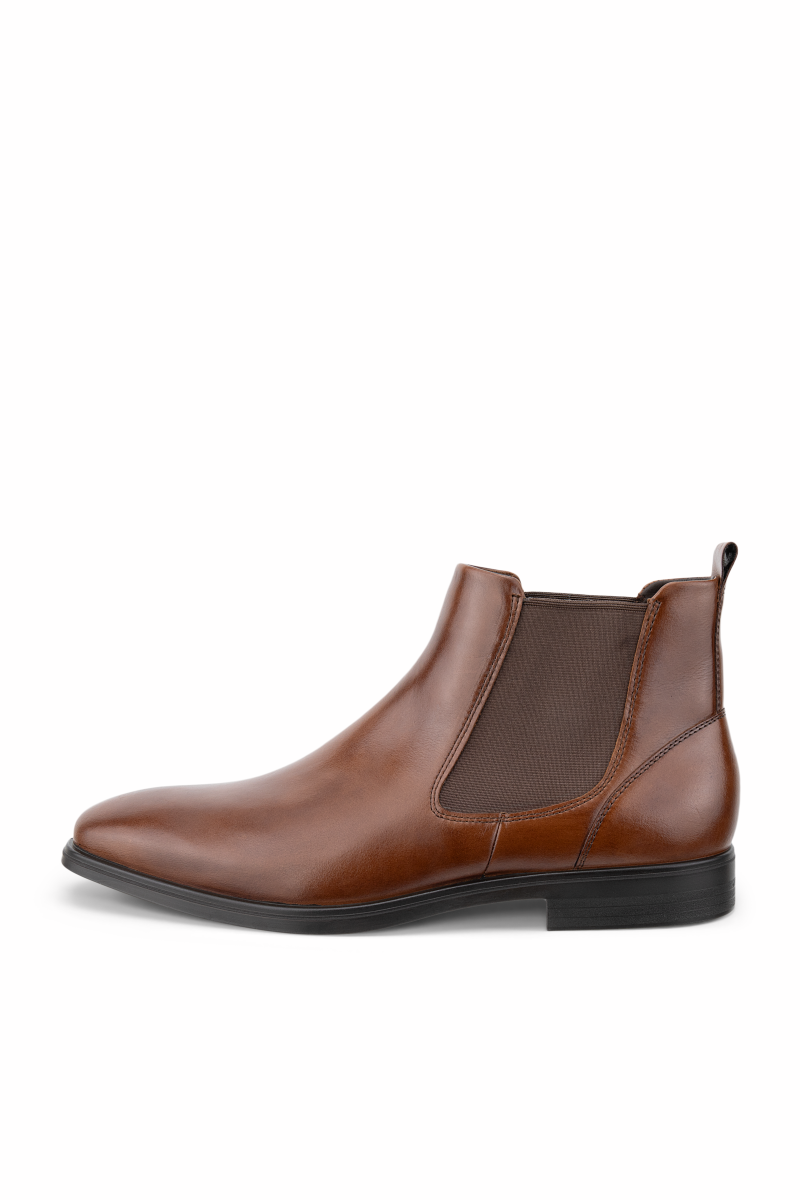 Ecco 621954 Melbourne Leather Chelsea Boots Camel