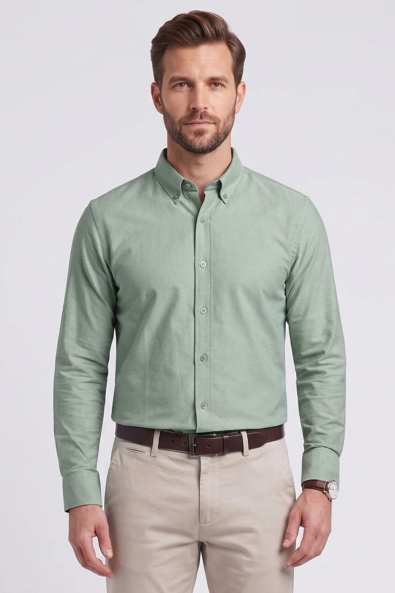 Ed Oliver Oxford Shirt Green
