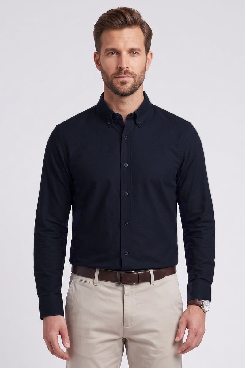 Ed Oliver Oxford Shirt Navy