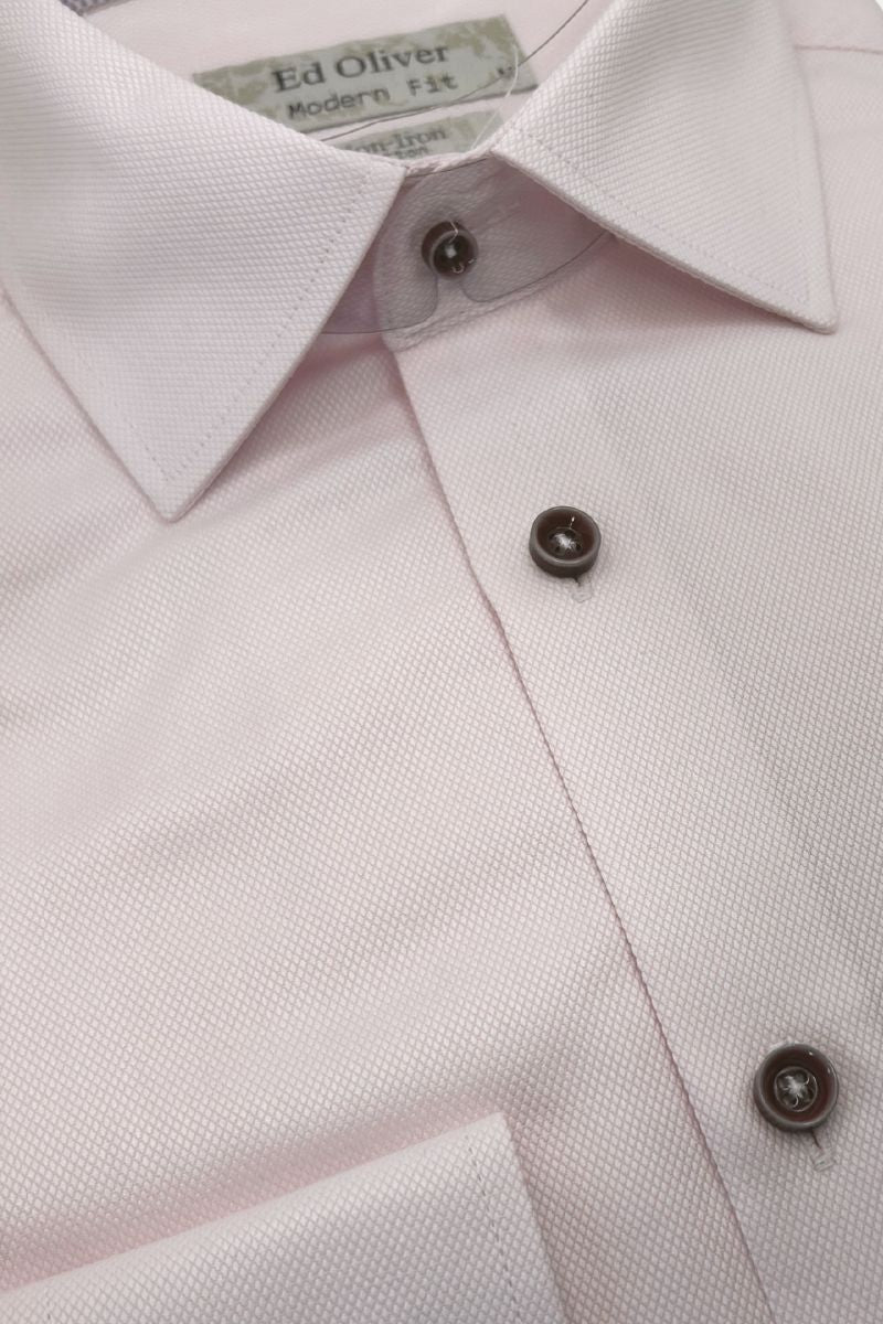 Ed Oliver Modern Fit Shirt Pink