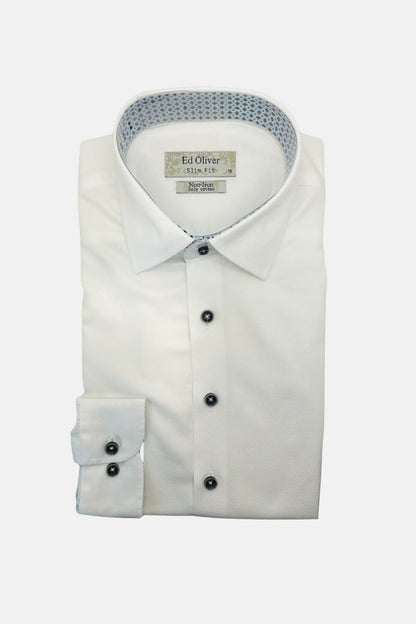 Ed Oliver Slim Fit Shirt White