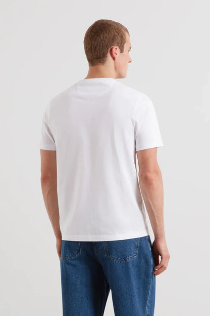 Farah Danny Regular Fit Short Sleeve T-Shirt White