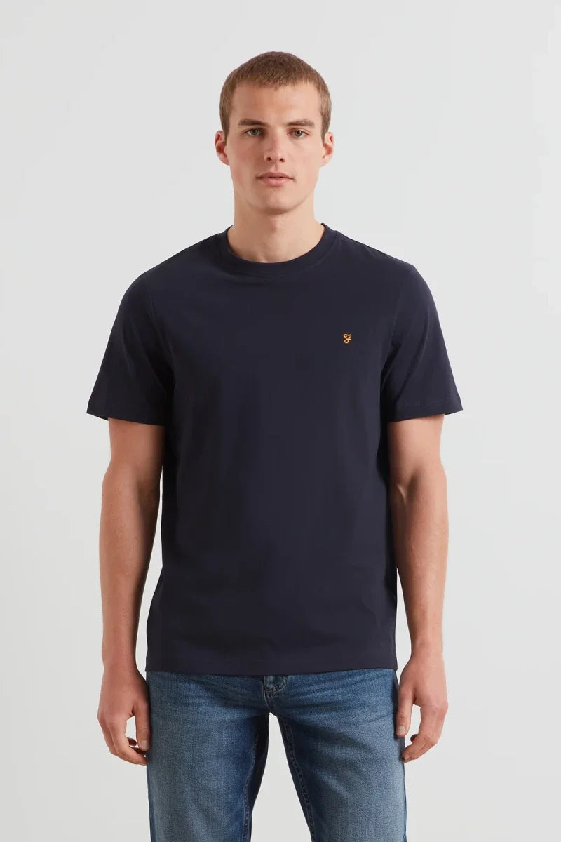 Farah Danny Regular Fit Short Sleeve T-Shirt True Navy