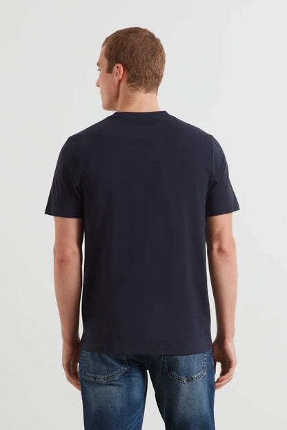 Farah Danny Regular Fit Short Sleeve T-Shirt True Navy