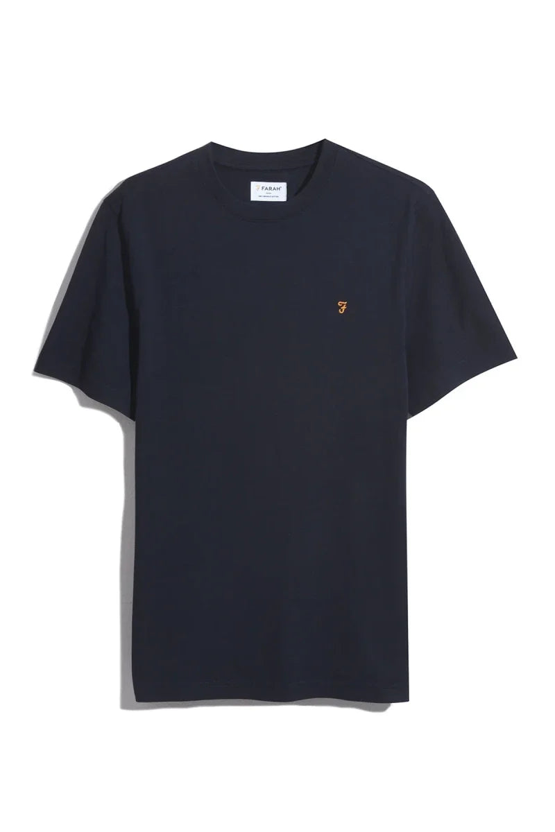 Farah Danny Regular Fit Short Sleeve T-Shirt True Navy