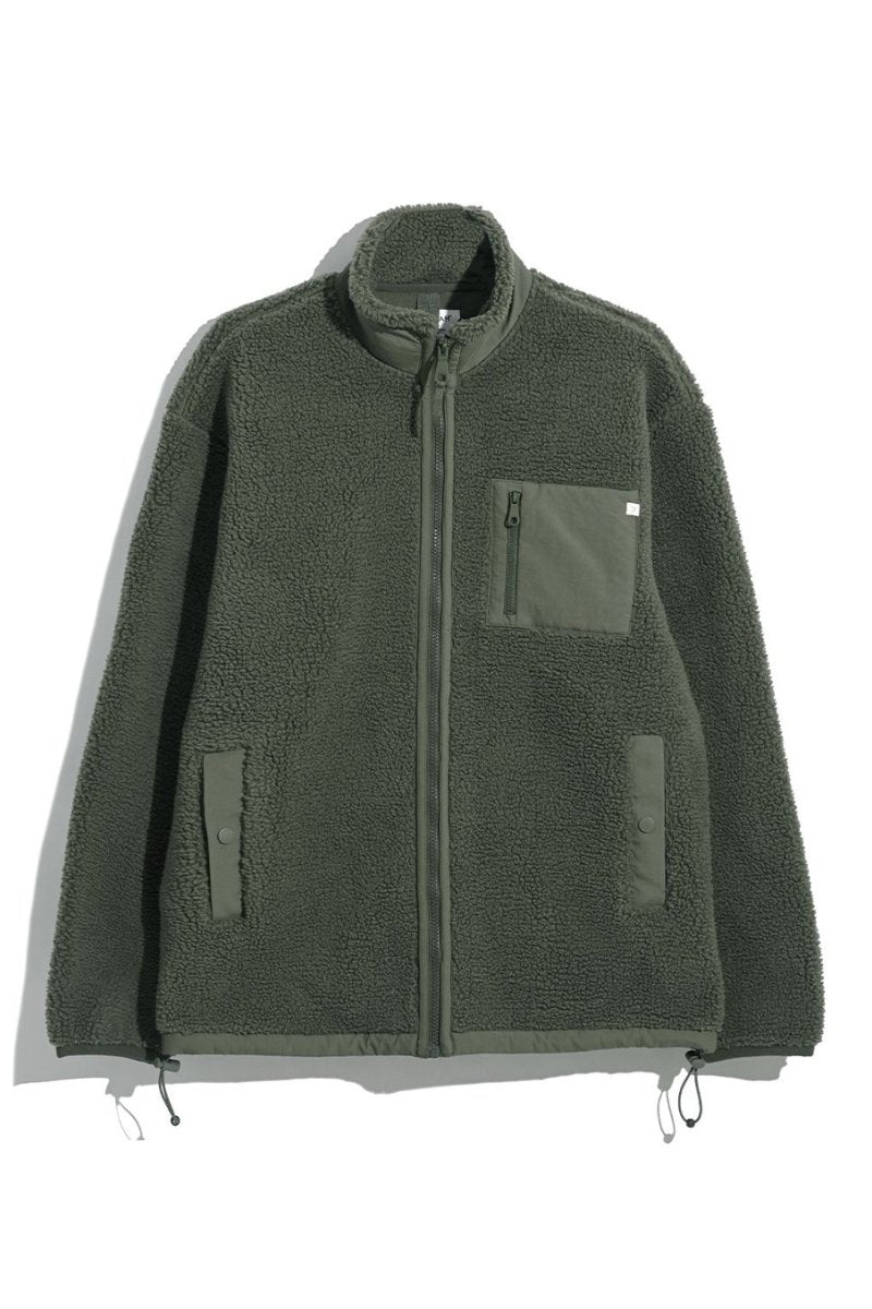 Farah Bradley Full Zip Fleece Olive