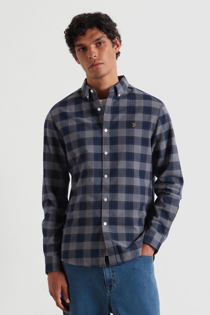 Farah Brewer Check Shirt Yale