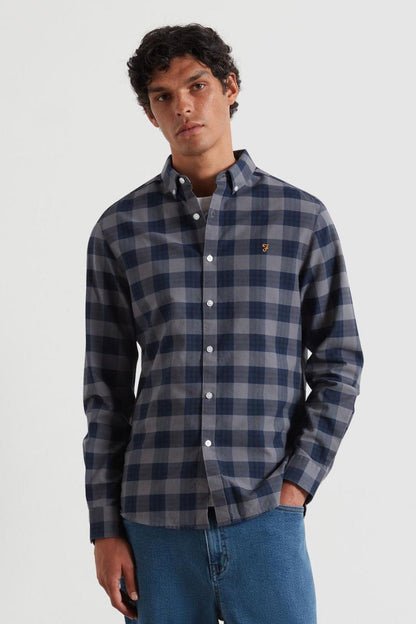 Farah Brewer Check Shirt Yale