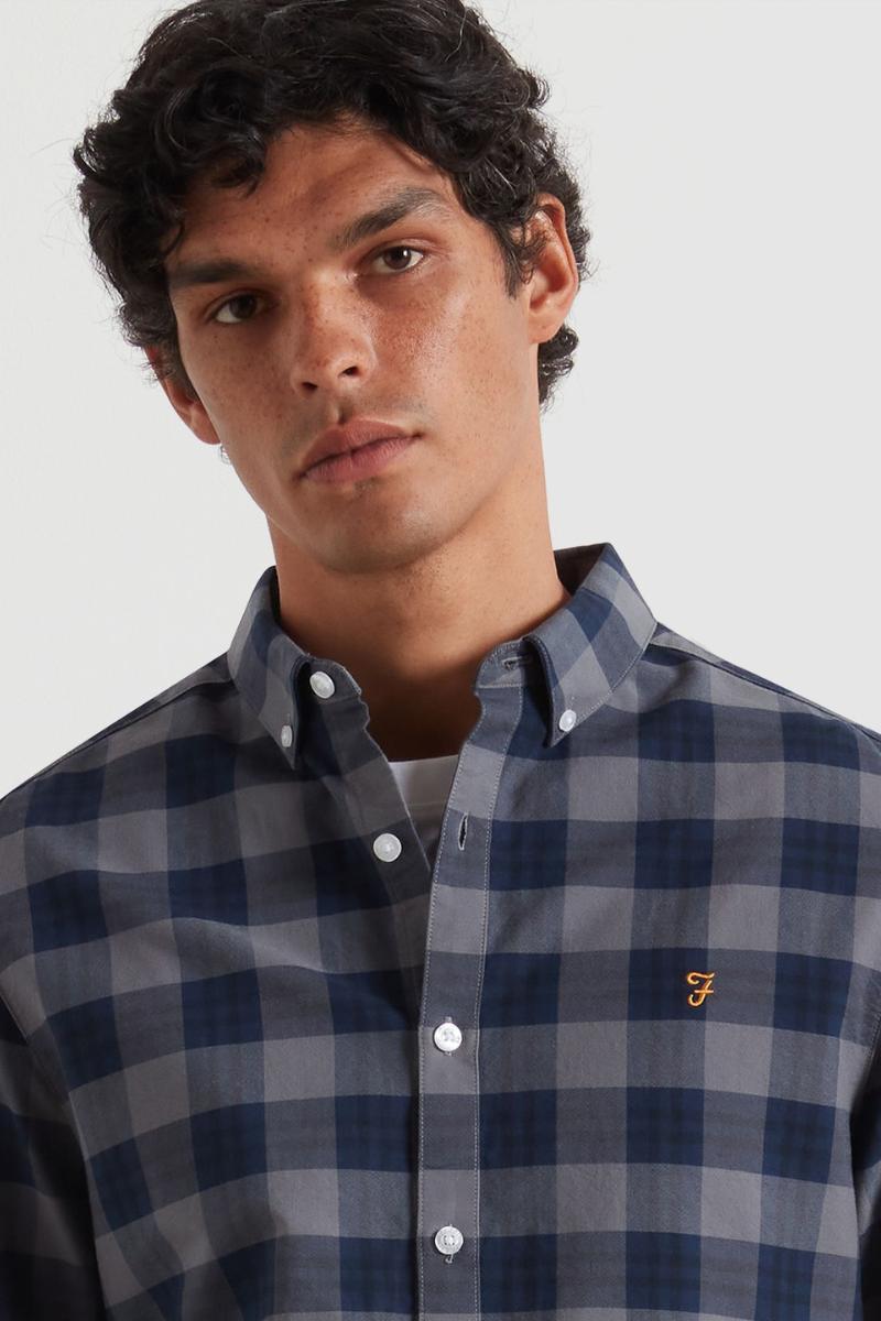 Farah Brewer Check Shirt Yale