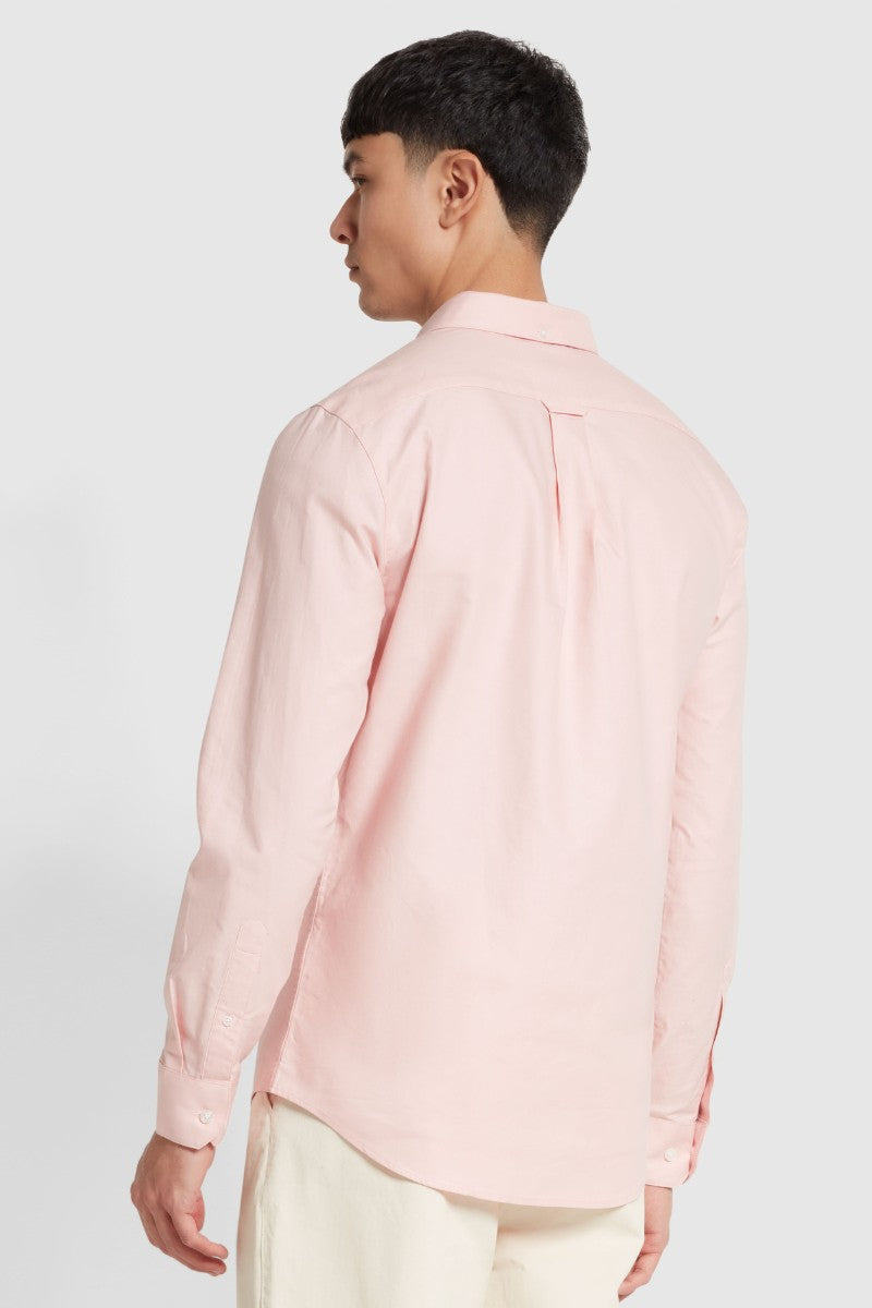 Farah Brewer Slim Shirt Powder Pink