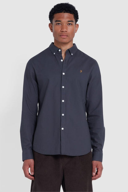 Farah Brewer Shirt Charcoal