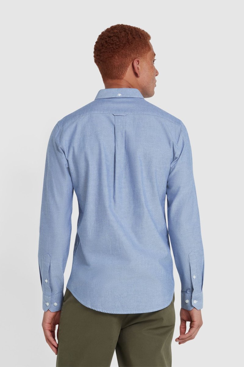 Farah Brewer Shirt Dusk Blue