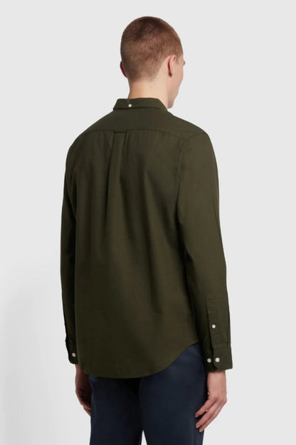 Farah Brewer Slim Shirt Evergreen