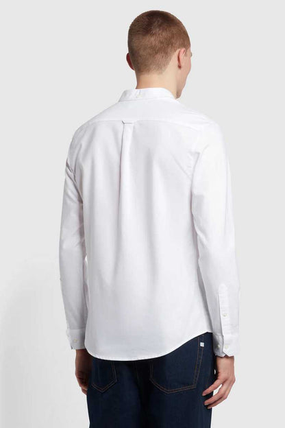 Farah Brewer Slim Shirt White