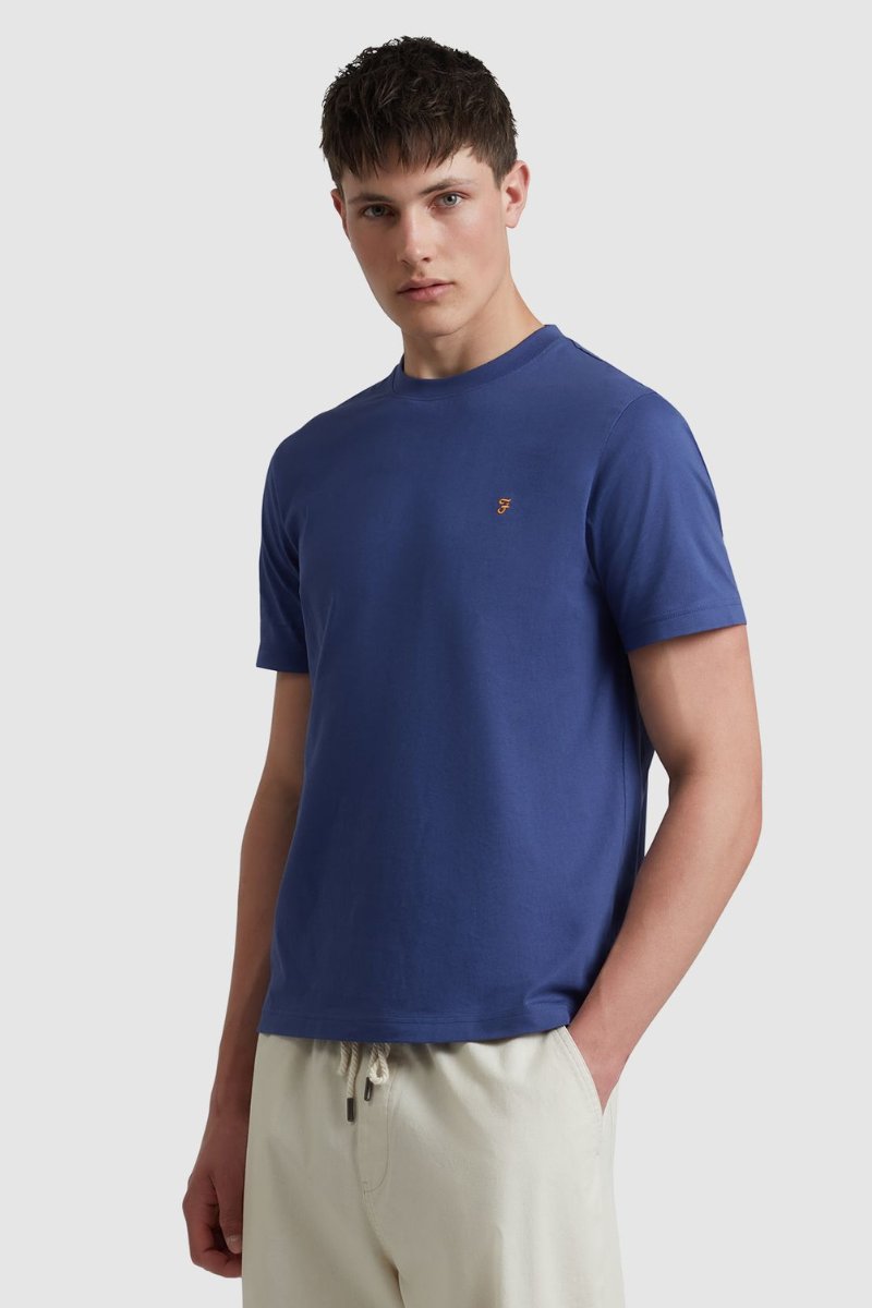 Farah Danny T-Shirt Sigil Blue