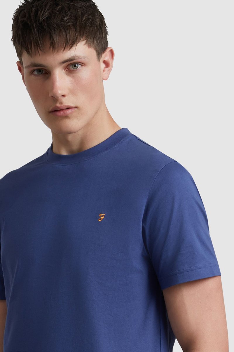 Farah Danny T-Shirt Sigil Blue