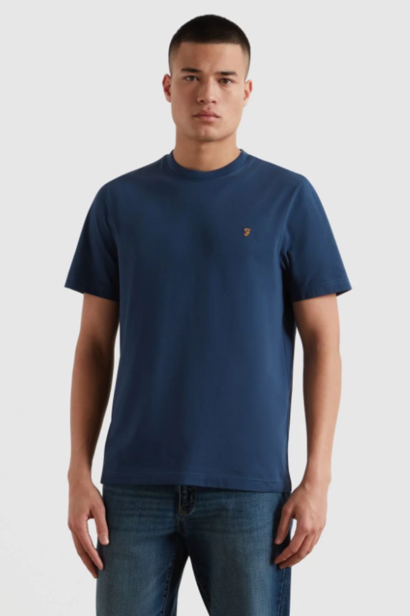 Farah Danny T-Shirt Agean Blue