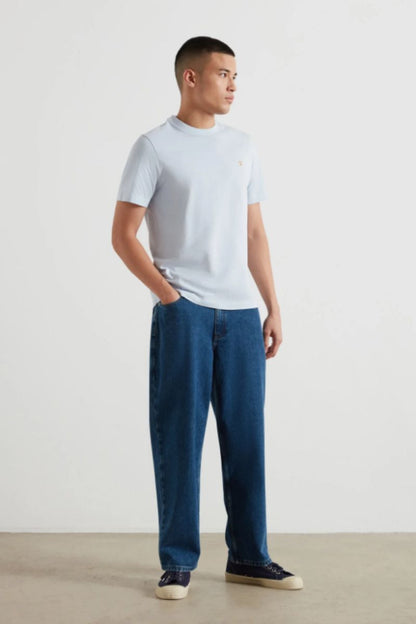 Farah Danny T-Shirt Blue Nickle