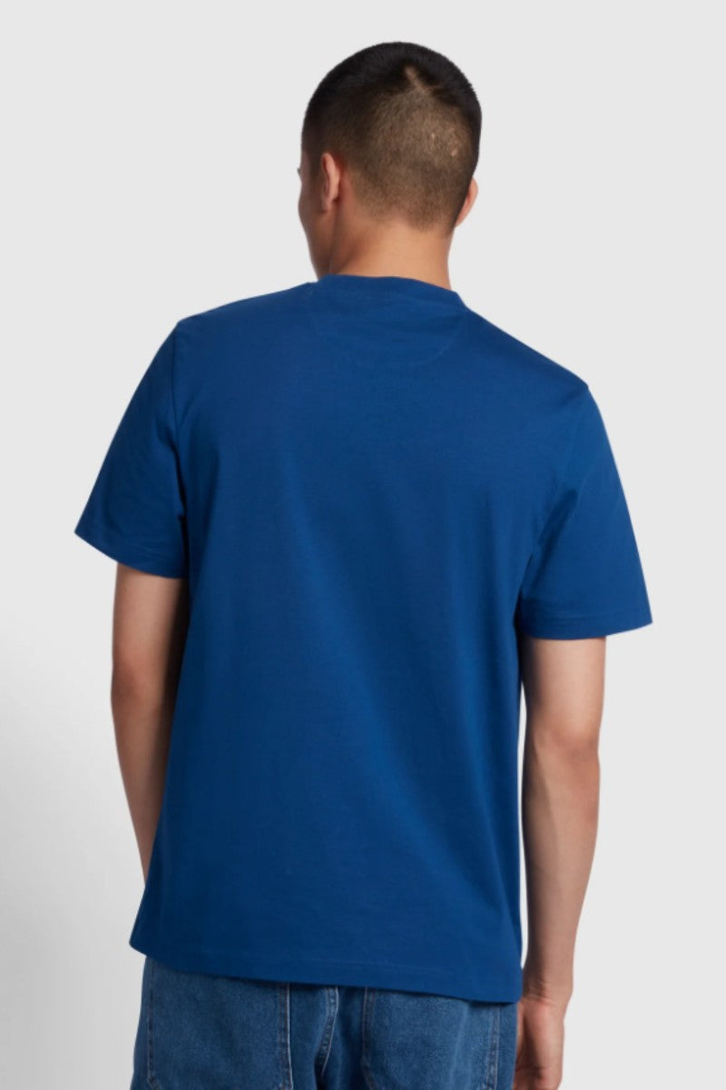 Farah Danny T-Shirt Blue Peony