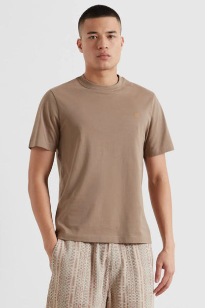 Farah Danny T-Shirt Stone Grey