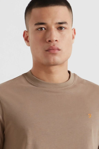 Farah Danny T-Shirt Stone Grey