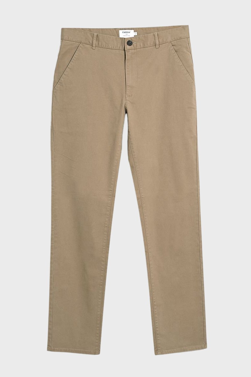 Farah Elm Slim Twill Chino Beige