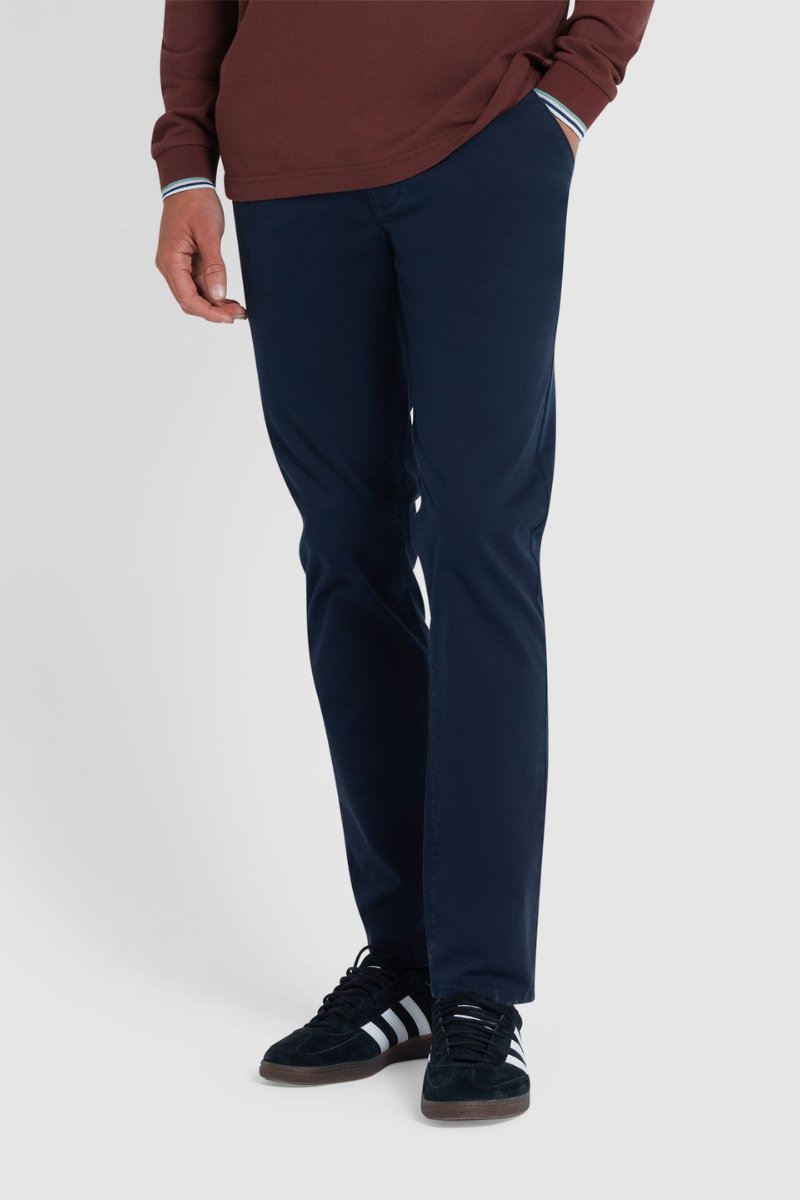 Farah Elm Slim Twill Chino Navy