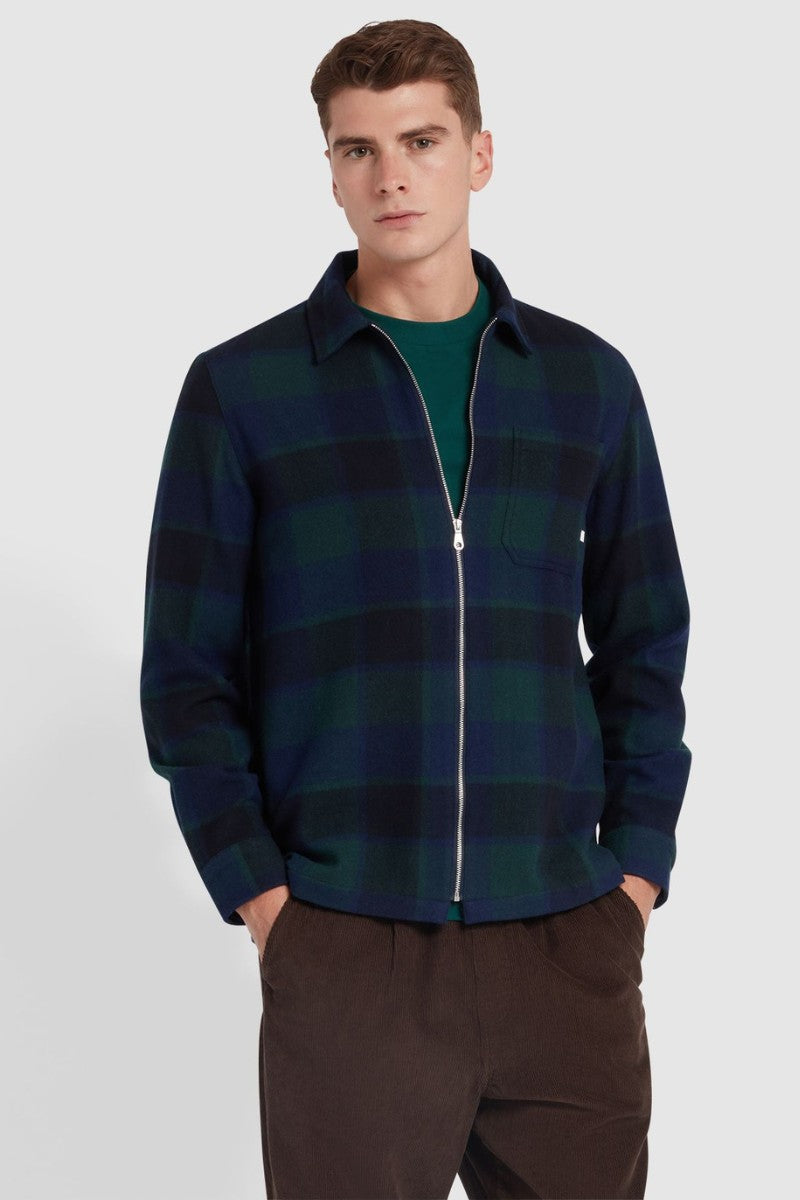 Farah Fulbright Check Shirt Pine