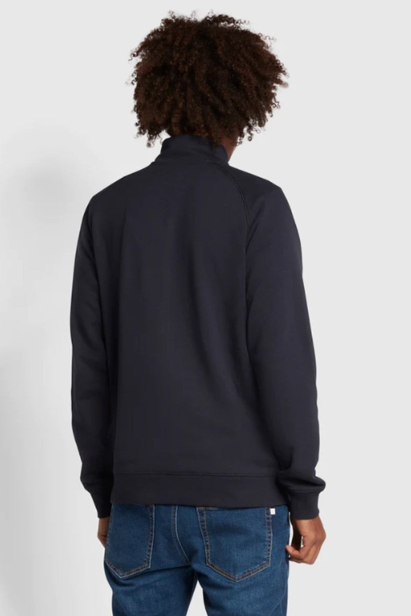 Farah Jim 1/4 Zip Sweatshirt Navy