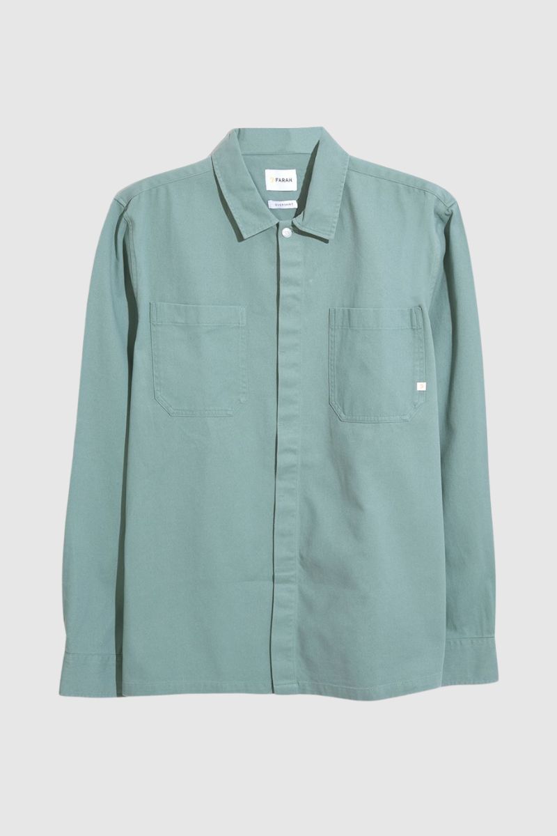 Farah Leon Shirt Grove Green