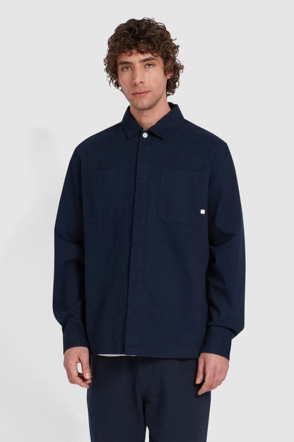 Farah Leon Shirt True Navy