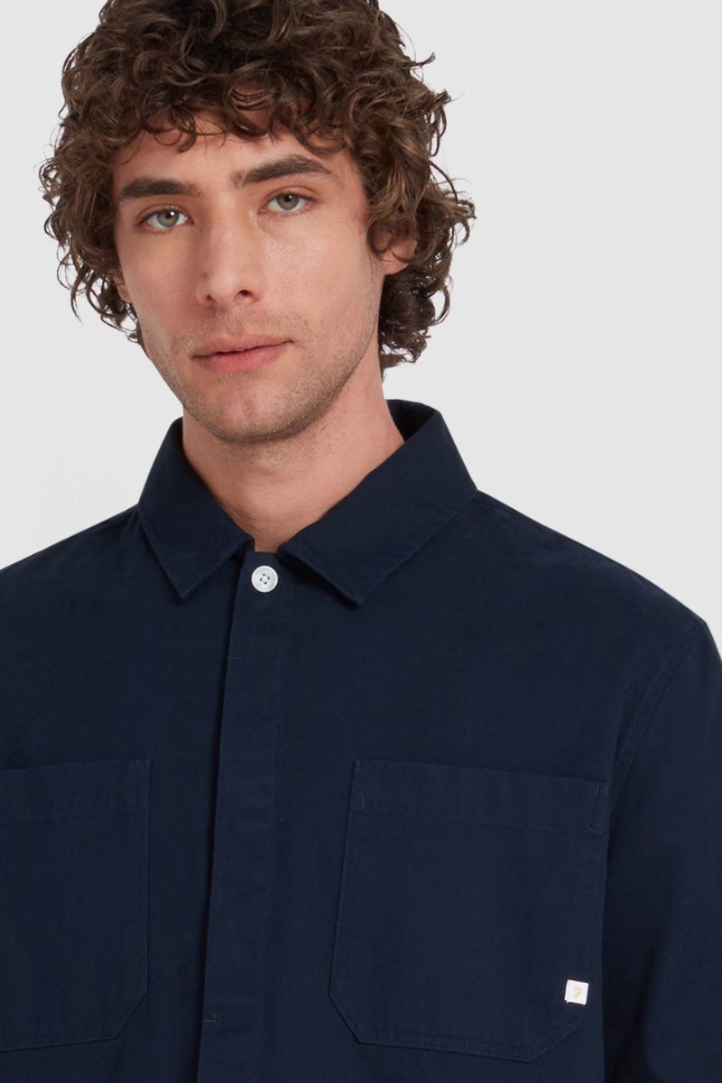 Farah Leon Shirt True Navy