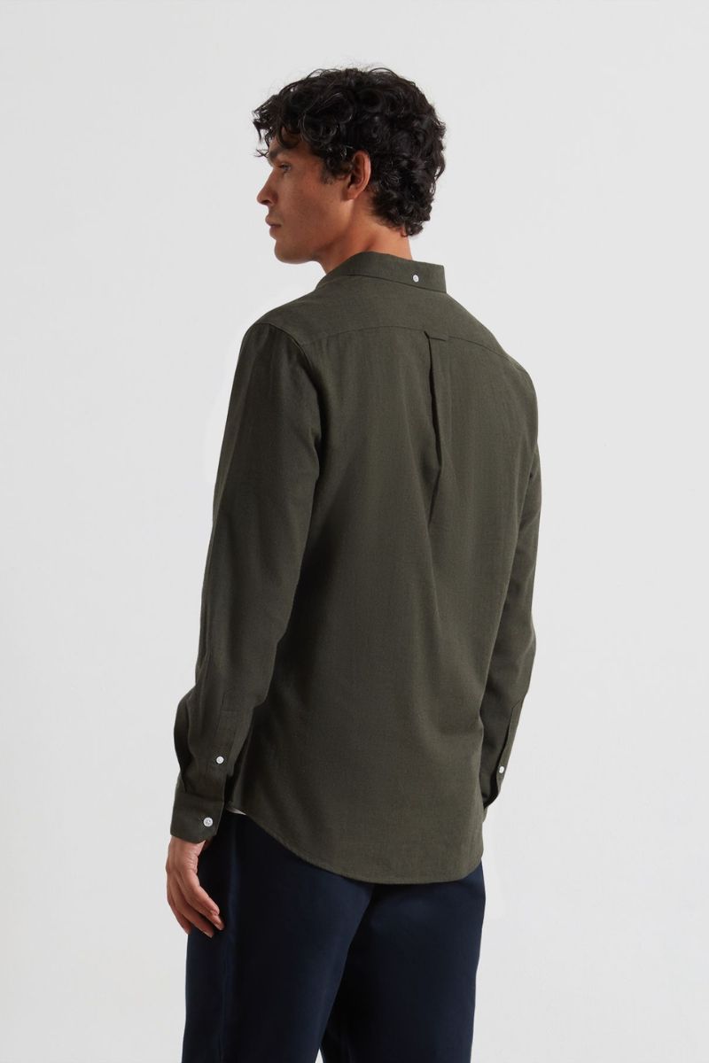 Farah Milners Plain Shirt Evergreen