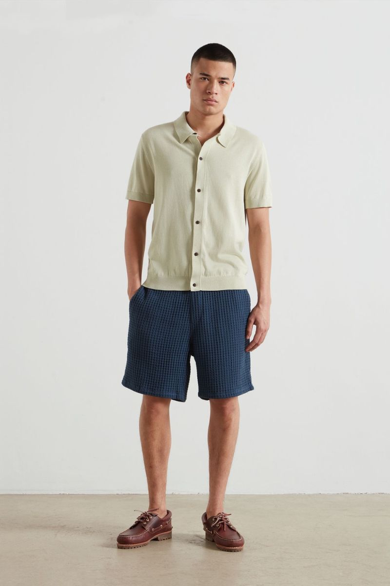 Farah Poplar Knitted Polo Soft Green