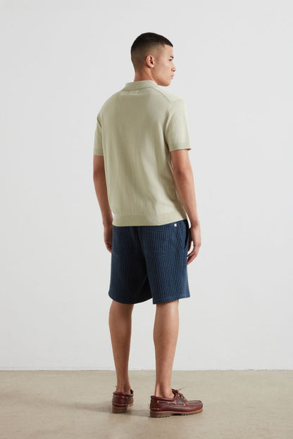 Farah Poplar Knitted Polo Soft Green