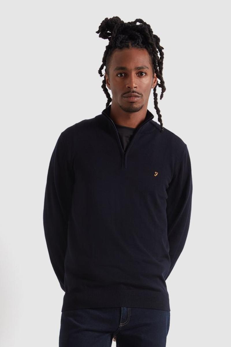 Farah Redchurch Merino Knit Navy